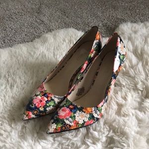 Floral high heels from Nine West